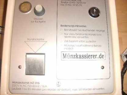 Münzkassierer Münzautomat Münzer Münzgerät Waschmaschine Trockner Münzkassierer.de
