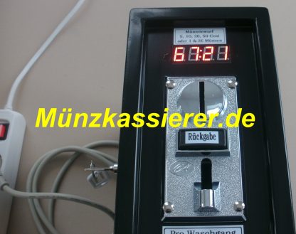 Waschmaschine Münzkassierer.de Münzautomat Münzer Münzgerät Trockner