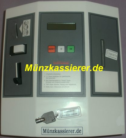 Münzkassierer.de Holtkamp Tandem Münzautomat Chipkartenautomat