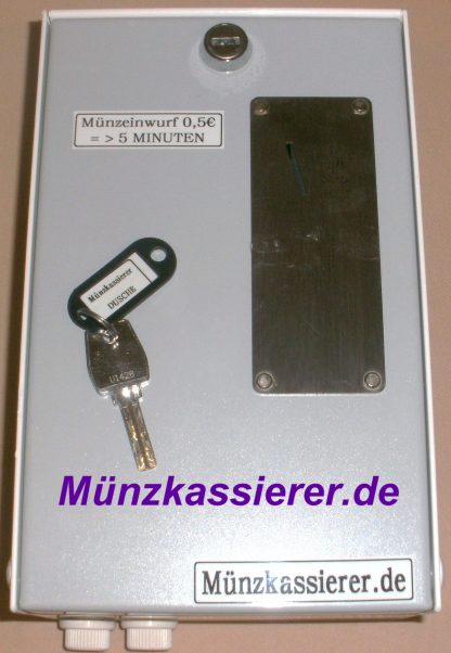 Münzkassierer.de Münzautomaten.com Beckmann EMS55 EMS 55 MÜNZAUTOMAT DUSCHE m. 24 Volt Kleinpannung