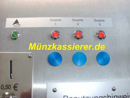 Münzkassierer Münzautomat 3 x DUSCHE 12V FRANKE 50Cent