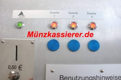 Münzkassierer Münzautomat 3 x DUSCHE 12V FRANKE 50Cent