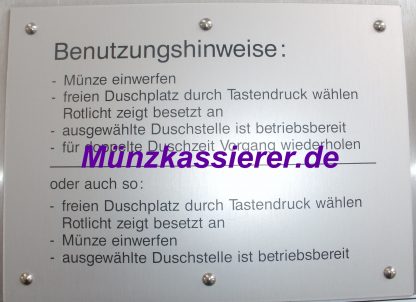 Münzautomaten.com Münzkassierer.de Franke Münzgerät für 4 x Dusche