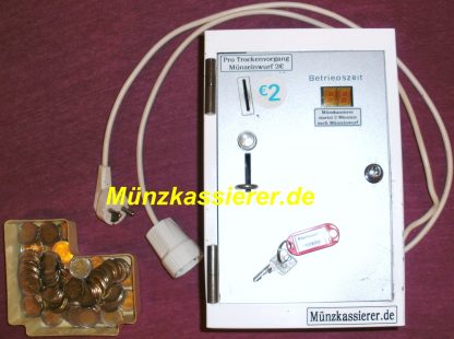 Münzautomat für Wäschetrockner Münzkassierer.de Münzautomaten.com Trockner