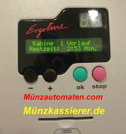 Münzkassierer.de Münzautomaten.com JK ERGOLINE MCS VI MCS 6 Sonnenbank Solarium