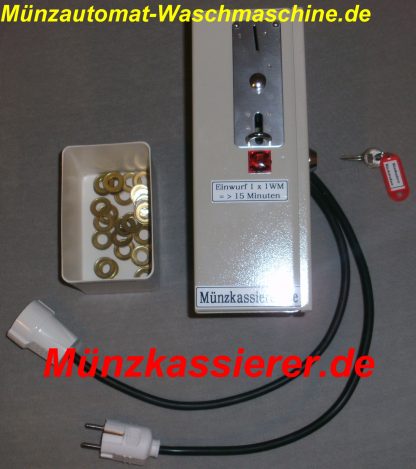 Münzkassierer.de Münzautomaten.com Münzautomat-Waschmaschine.de Münzkassierer Wertmarke 21,5 x 1,75mm