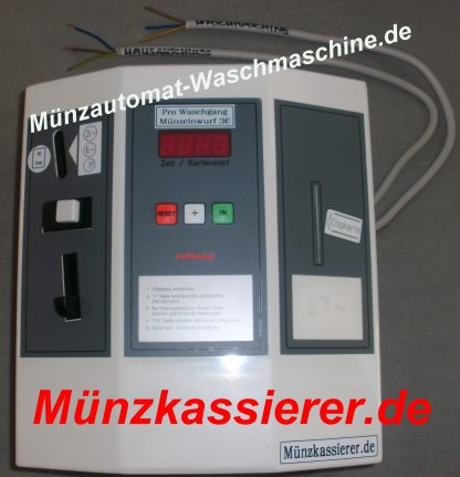 Münzautomat Waschmaschine Münzkassierer Holtkamp Tandem mit Chipkartenfunktion