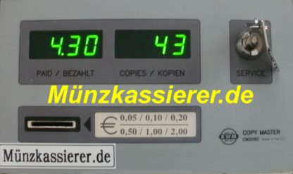 Münzkassierer Kopierer Münzkopierer COPY MASTER CM2060 MÜNZKASSIERER.DE MÜNZER 7
