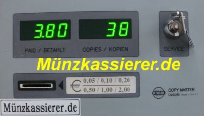 Münzkassierer Kopierer Münzkopierer COPY MASTER CM2060 MÜNZKASSIERER.DE MÜNZER 8