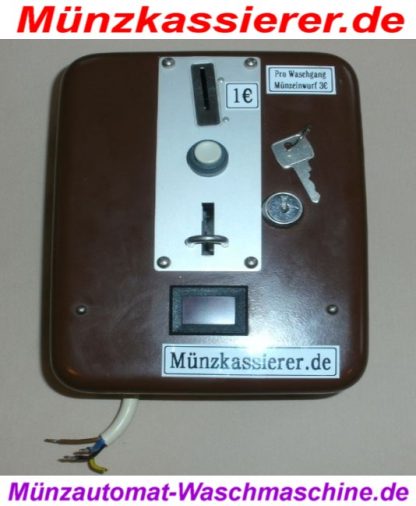 Gepflegter Münzkassierer Münzzeitzähler Waschmaschine Münzkassierer.de (1)