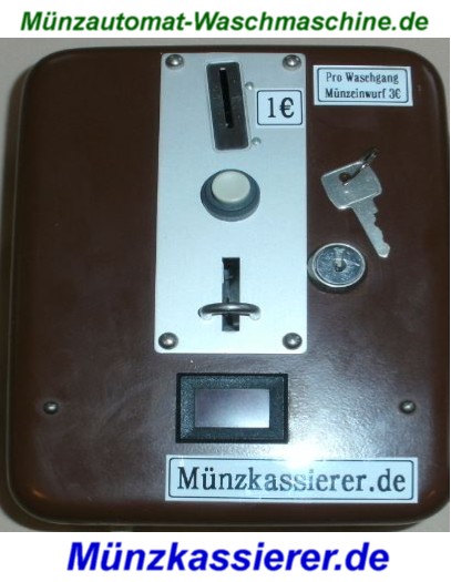 Gepflegter Münzkassierer Münzzeitzähler Waschmaschine Münzkassierer.de (7)