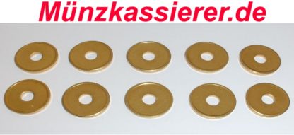 10 x Wertmarken Jetons Token Duschmarken Wh Münzprüfer Ø 21 x 2,2mm (1)