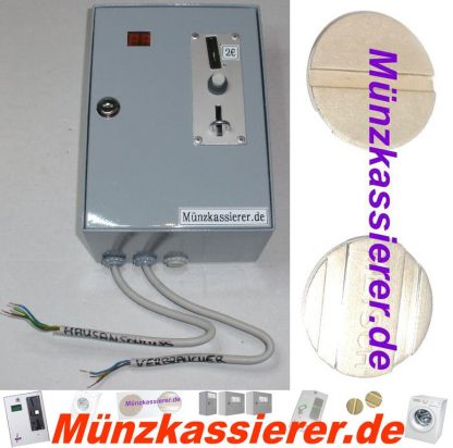 Waschmaschine Münzkassierer 230 - 380 Volt 2€-www.münzkassierer.de-1