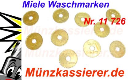 10 x Orig. MIELE 11726 WERTMARKEN Münzkassierer-Münzkassierer.de-6