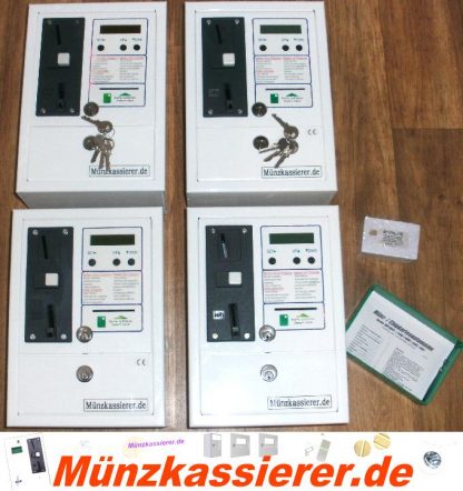 4 Stück Münzkassierer f. Waschmaschine incl. Kundenkarten-Münzkassierer.de-12