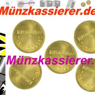 Münzkassierer 5 x orig. MIELE WERTMARKEN T 1699350-Münzkassierer.de-6