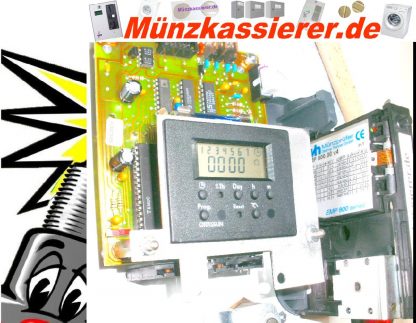 Uhr Zeitschaltmodul Grässlin 001016224 für IHGE MP3000-Münzkassierer.de-0