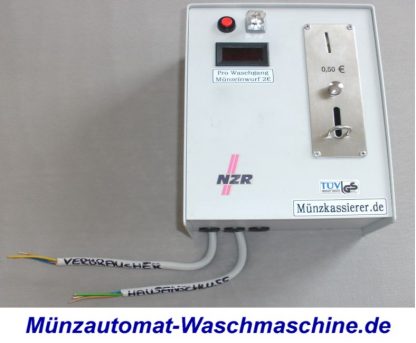 Münzautomat Wachmaschine m. Türöffner