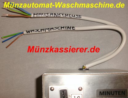 Edelstahl Münzautomat Waschmaschine