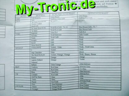 ARIANE Modul 3303X Fernbedienung ZV VW Golf NEU My-Tronic.de NT337 NT 337 (4)