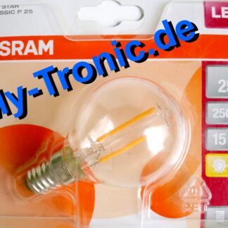 OSRAM LED Lampe 2.5W ► 25W P25 E14 NEU My-Tronic.de NT1817 NT 1817 (3)