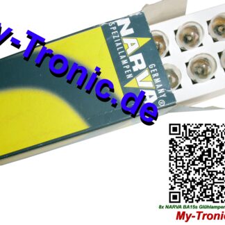 8x NARVA BA15s Glühlampen 24V 10W NEU My-Tronic.de NT3402 NT 3402 (1)