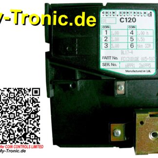 C120 Münzprüfer COIN CONTROLS LIMITED My-Tronic.de GS2201 GS 2201 (3)